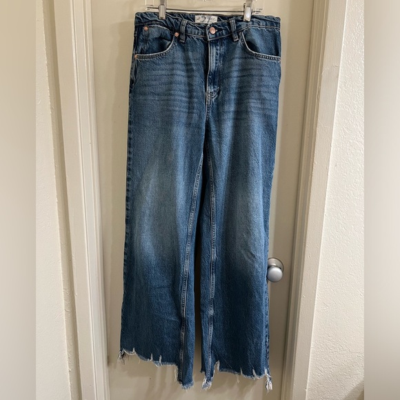 Free People Denim - Free people wide leg jeans, size 27